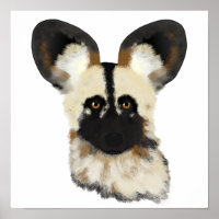 African Wild Dog Poster