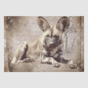 African Wild Dog Tissue Paper
