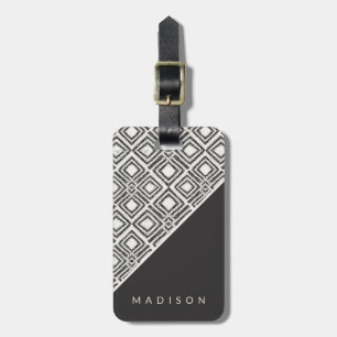 African Wild Pattern Luggage Tag