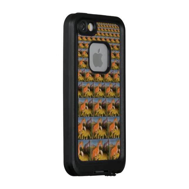 African wild WaterProof pop art LifeProof iPhone Case (Back/Right)