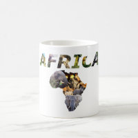 African Wildlife Continent Africa Collage