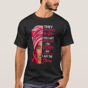 African Woman Afro I Am The Storm Epidermolysis Bu T-Shirt