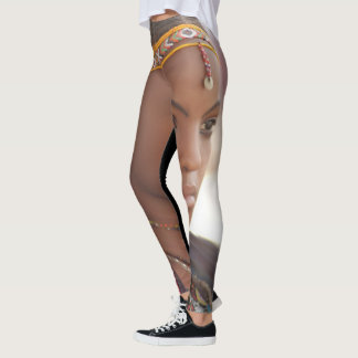 African Woman Design Leggings