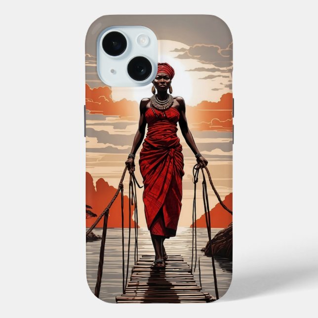 African Woman iPhone / iPad case (Back)