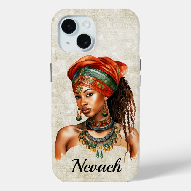 African Woman iPhone / iPad case (Back)