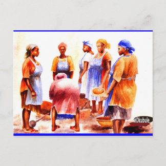 AFRICAN WOMAN MOJISOLA A GBADAMOSI POSTCARD