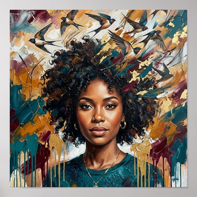 african woman poster (Front)