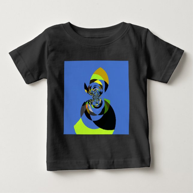 African Woman Vector Design Art Print Baby T-Shirt (Front)