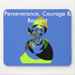 African Woman Vector Design Art Print Mouse Pad