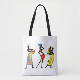 African Women Background Tote Bag