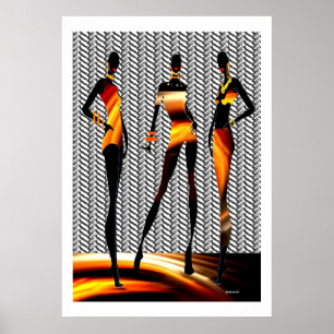 African Women Fashion Burning Hot Poster
