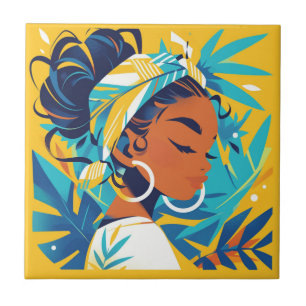 African Women Tile