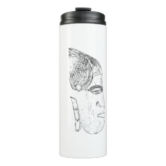 african women's head design thermal tumbler