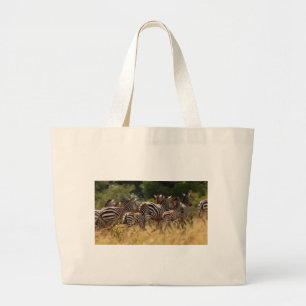 African Zebra cool stuff Hakuna Matata Large Tote Bag