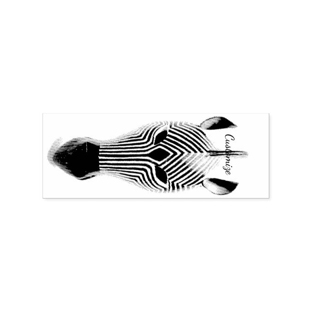 african zebra mask Thunder_Cove Rubber Stamp (Imprint)