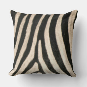 African Zebra Print,  Wildife, Safari Decor, Cushion