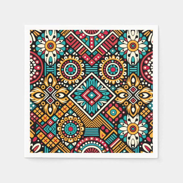 Africana Vibrance Essence Napkin (Front)