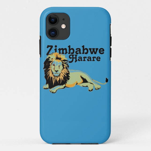 Africankoko Custom Harare. Zimbabwe Case-Mate iPhone Case (Back)
