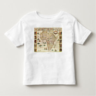 AfricaPanoramic MapAfrica 2 Toddler T-Shirt