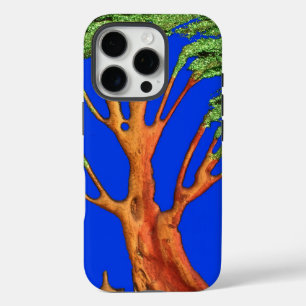 Africa's Acacia Beauty Serengeti Serenity Blue S iPhone 16 Pro Case