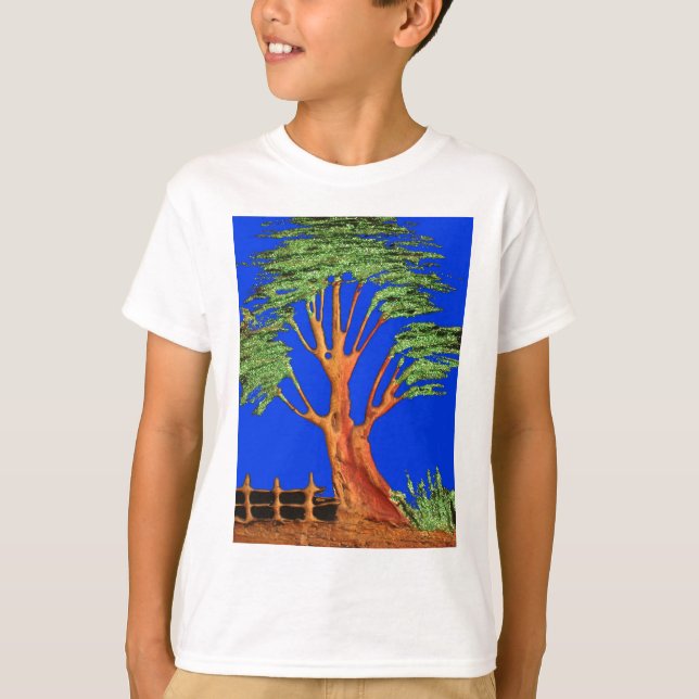 Africa's Acacia Beauty: Serengeti Serenity. T-Shirt (Front)