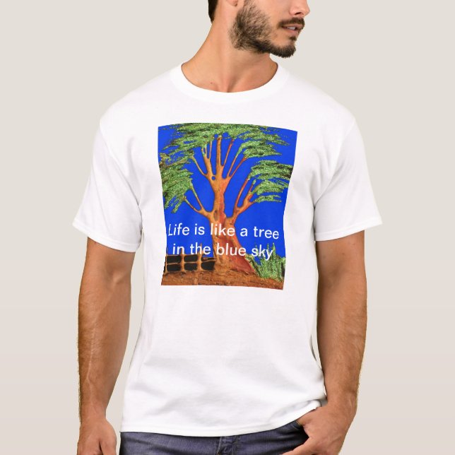 Africa's Acacia Beauty: Serengeti Serenity. T-Shirt (Front)