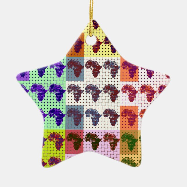 Africas Ceramic Ornament (Front)