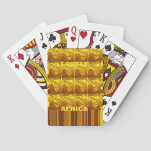 Africa's Golden Promise Playing Cards