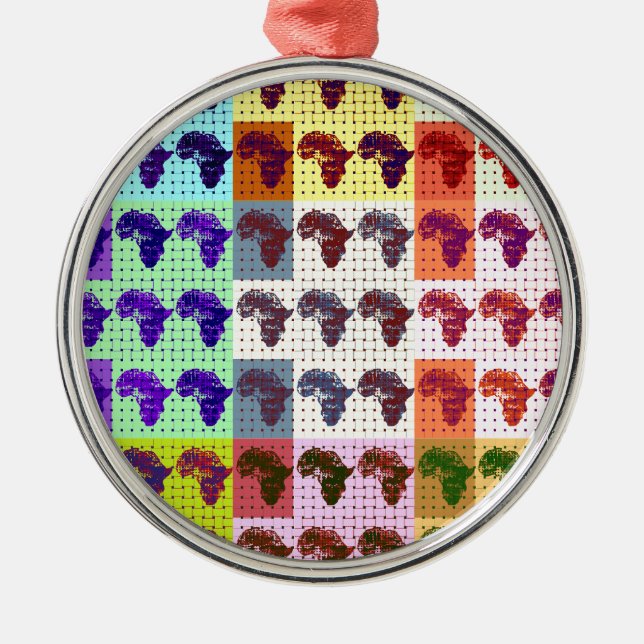 Africas Metal Ornament (Front)
