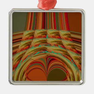 AfricaTradition Hakuna Matata Mountain Ethnic Moti Metal Ornament