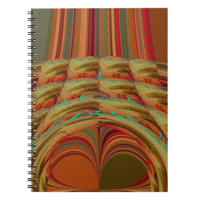 AfricaTradition Hakuna Matata Mountain Ethnic Moti Notebook (Front)