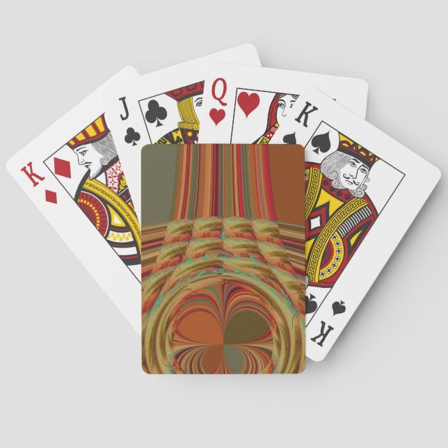 AfricaTradition Hakuna Matata Mountain Ethnic Moti Playing Cards (Back)