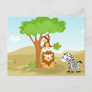 Afrika from my World animal series Postcard