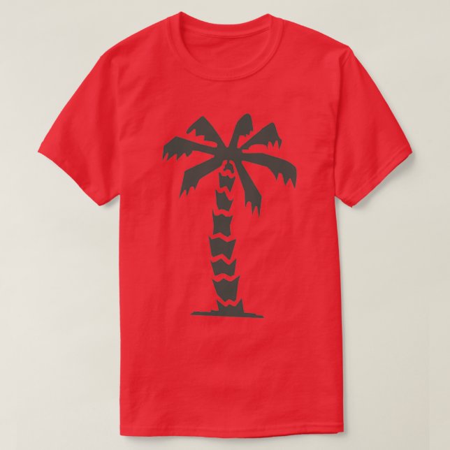 Afrika Korps Palm Tree T-Shirt (Design Front)