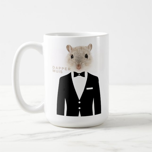 #AfrikaansIsLekker - Dapper Muis Coffee Mug (Left)