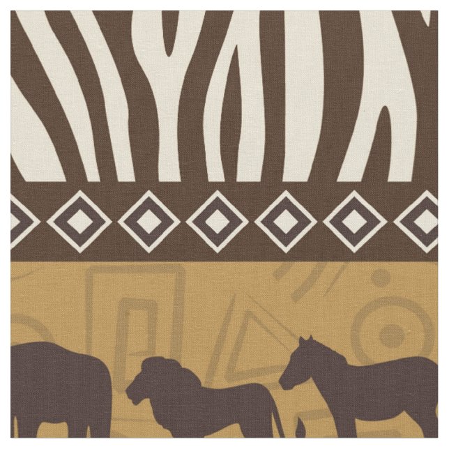 Afrikan Safari Fabric (Close Up)
