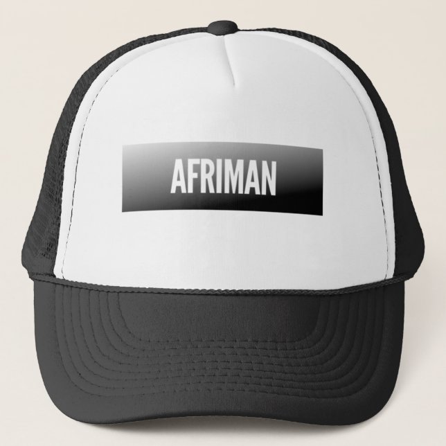Afriman SnapBack  Trucker Hat (Front)