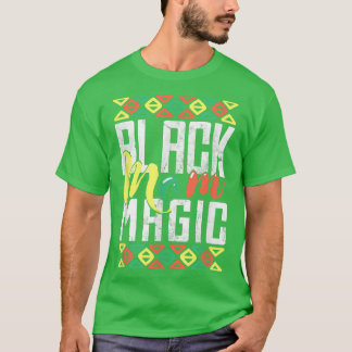 Afro African American History Month Black Mom Magi T-Shirt