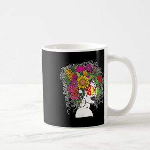 Afro African American Women Black Melanin Queen Ju Coffee Mug