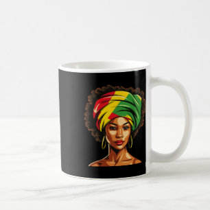 Afro African American Women Girl Black History Mon Coffee Mug