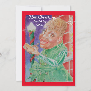 Afro-American Christmas card for someone nice