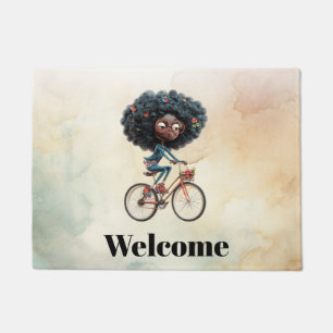 Afro Bicycle Doormat