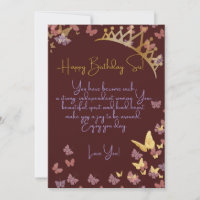 Afro Birthday Card