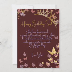 Afro Birthday Card