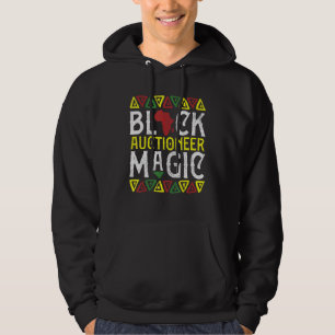 Afro Black Auctionneer Magic Apparel African Melan Hoodie