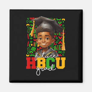 Afro Black Boy College Graduation Future Hbcu Grad Magnet
