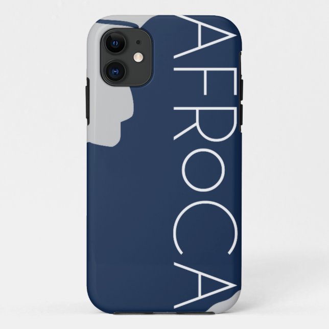 Afro Black Natural Hair Case-Mate iPhone Case (Back)