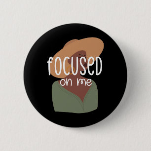 Afro Black Women Melanin Girl Magic Afro Brown Sug 6 Cm Round Badge