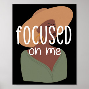 Afro Black Women Melanin Girl Magic Afro Brown Sug Poster