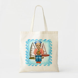 Afro Boy Sailor Tote Bag